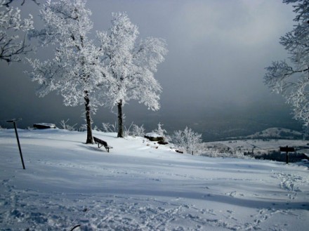 Nebo-in-Snow Mount Nebo State Park (photo courtesy of Arkansas Department of Parks & Tourism)