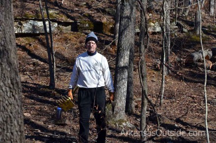 02-11-12_0697 Tim Scott, Asst. Park Superintendent getting his hands dirty.