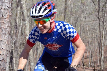 High school racer, Alex Bumpers had a great day of racing.