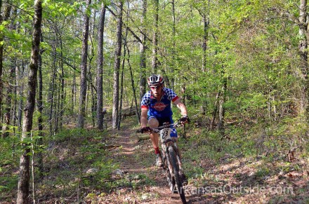 Richard Machycek of Arkansas Cycling and Fitness on Big Brushy.