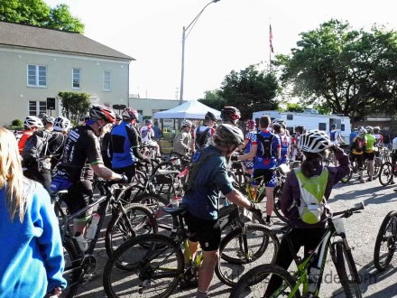 Waiting for the start.