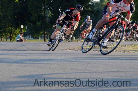 Drew making the turn.
