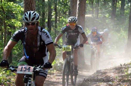Kicking up some dust.
