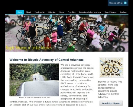 BACAsite Bicycle Advocacy of Central Arkansas
