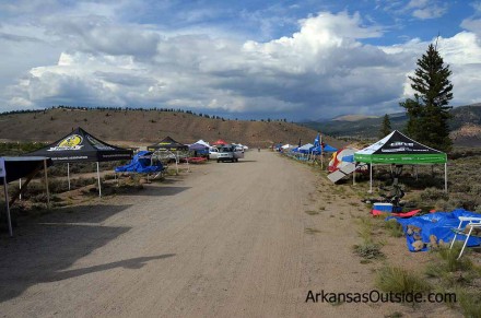 Twin Lakes Twin Lakes is a favorite for the spectators, a little quiet on Friday.