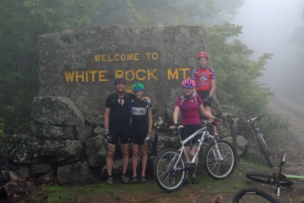 DSC_0102 One group the climbs didn’t break-up. The Drummond Family: Gerry, John, Mercedes and Emma.