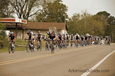 Houston Just after the turn in Houston, AR.