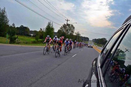 Passing Heading toward the Toad Suck Bridge near Conway.
