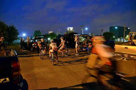 Pre-ride Nervous preparation for the ride (in a NLR parking lot)