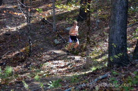 2012-10-27_XTERRA_0768 Overall XTERRA Epic winner, Kyle Grieser finishing up the run.