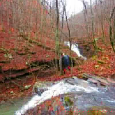 Hiking guide Dan Nash explores a section of Bear Creek, which can offer some treacherous places.