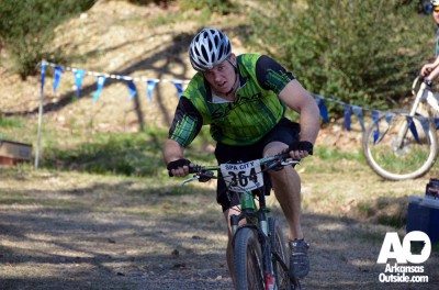 I don't think he even saw me, finish line was just behind me and he had a goal.
