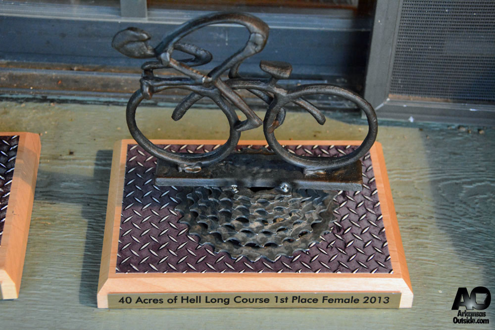 40 Acres of Hell winner's trophy
