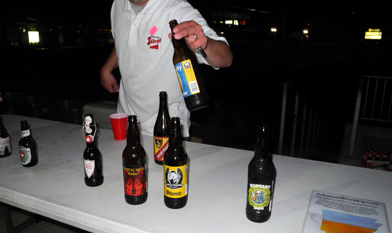 How about a beer I got to try some specialty beers that I had not seen before.