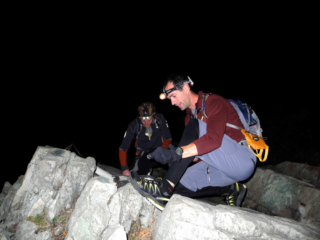 Pinnacle Checkpoint Checking in on top of Pinnacle Mountain.