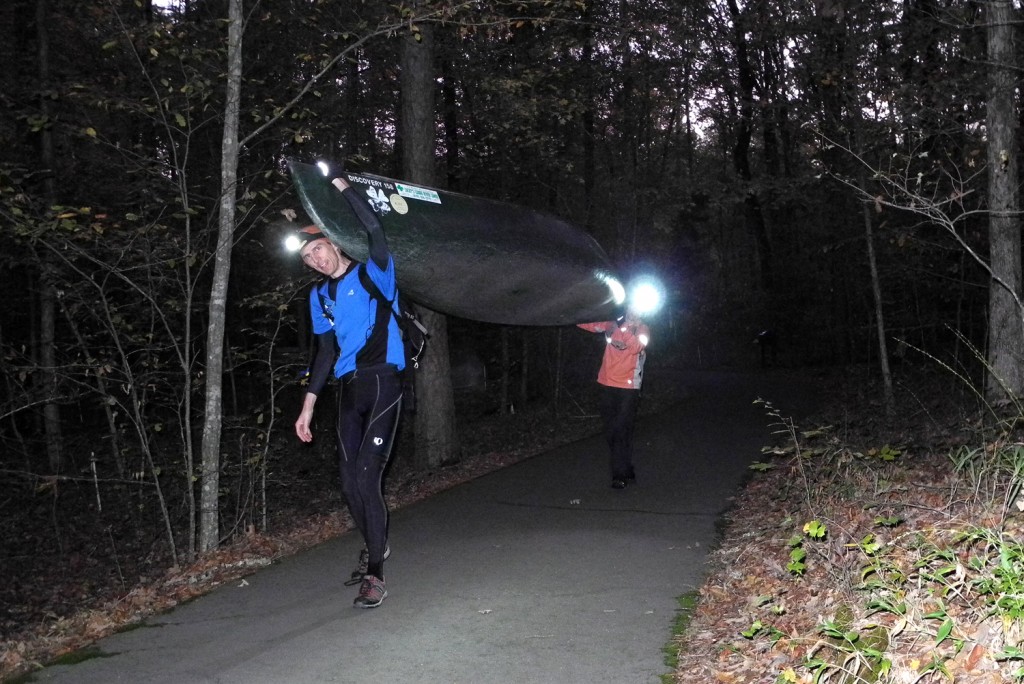 Portage Sometimes, adventure gear is heavy.