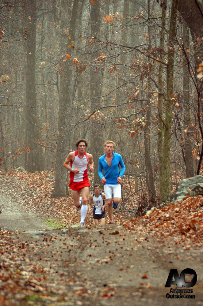 Frontrunners Her come the front runners.