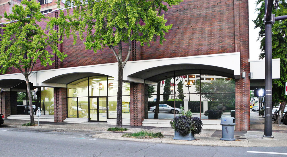 The location at 2nd and Main streets is undergoing renovation.