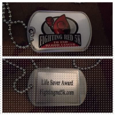 Top finishers in each age bracket were presented with “Life Saver dog tag awards”.