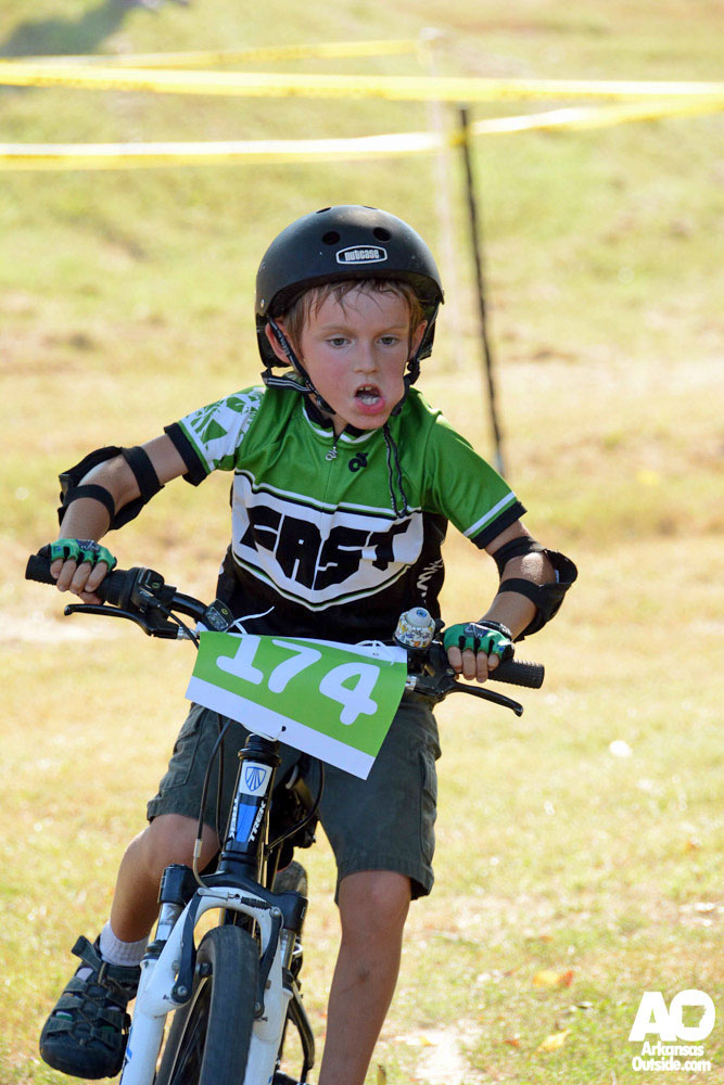 The kids work hard and take the racing seriously.