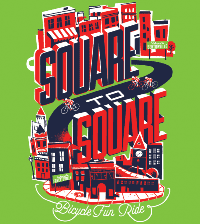 Square to Square Bicycle Ride @ Fayetteville Square (Razorback Regional Greenway) | Fayetteville | Arkansas | United States