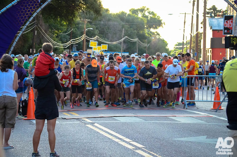 The start of the marathon.