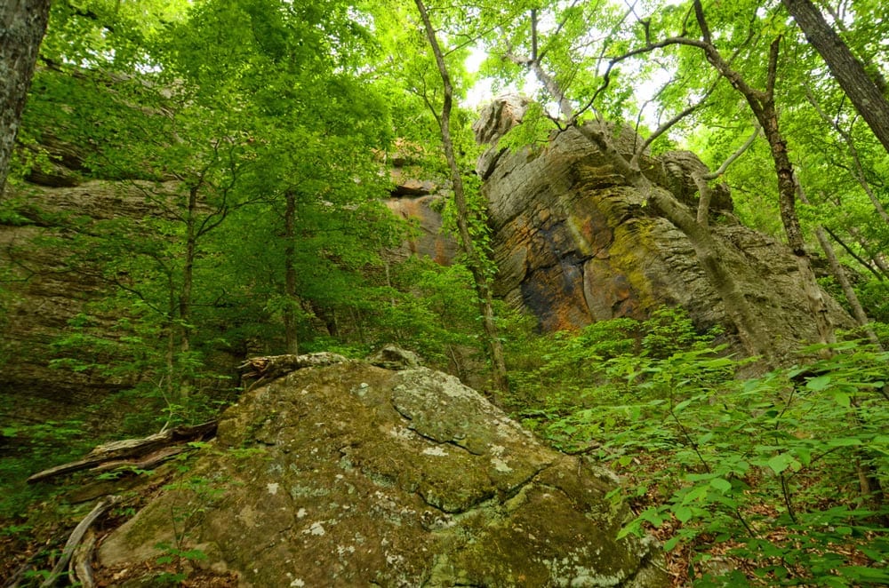 Pam's Grotto is a great stop along the Ozark Highlands Trail. - 5 Places You Want to Camp This Fall