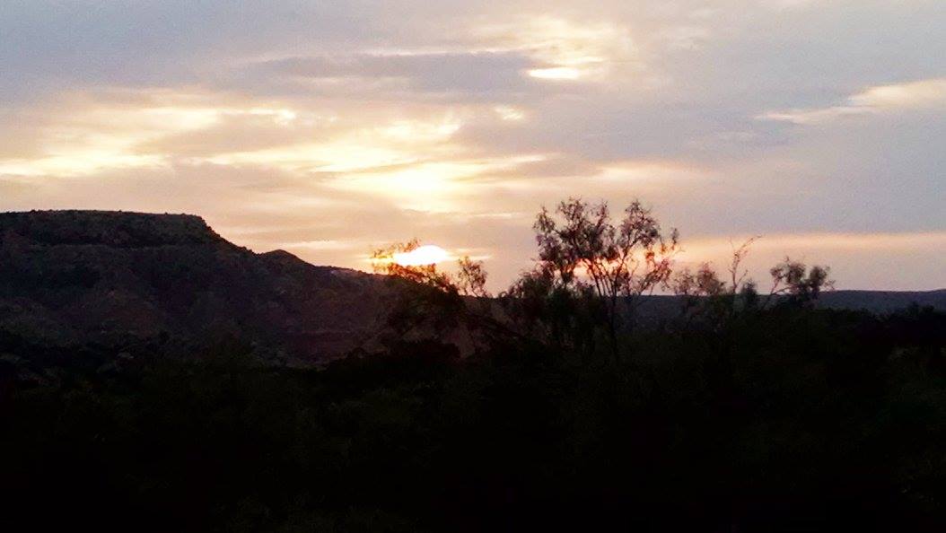 Sunrise at Palo Duro