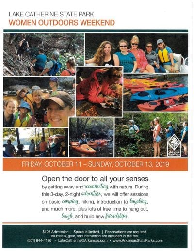 Women Outdoors Weekend - Lake Catherine State Park @ Lake Catherine State Park | Hot Springs | Arkansas | United States