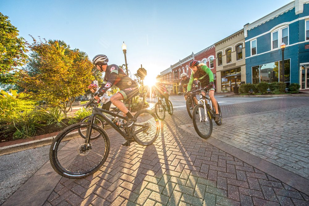 Bentonville Square - Bike and Ice Cream Friendly