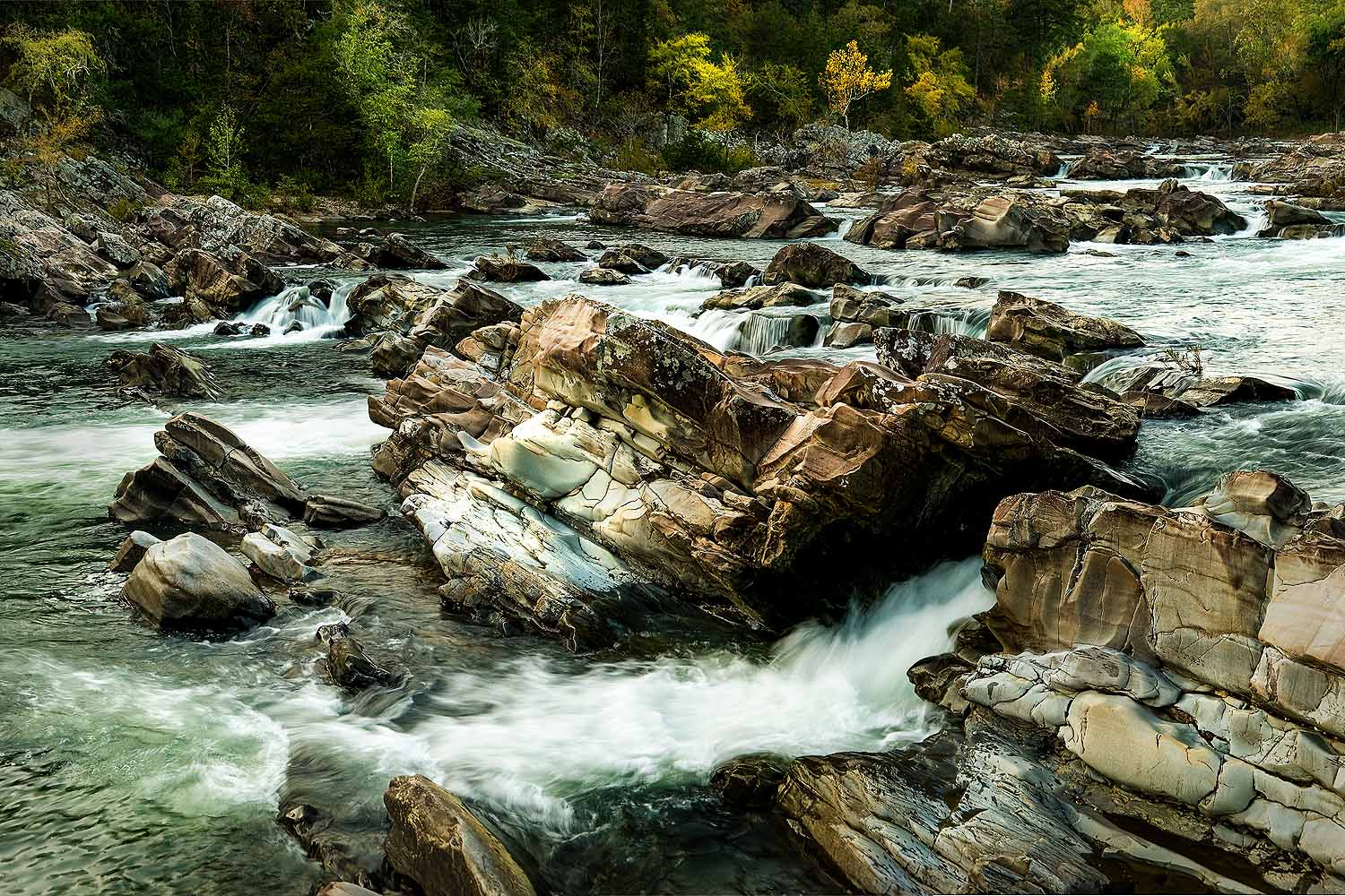 Cossatot Falls - Seven of our Favorite Fall Hikes in Arkansas