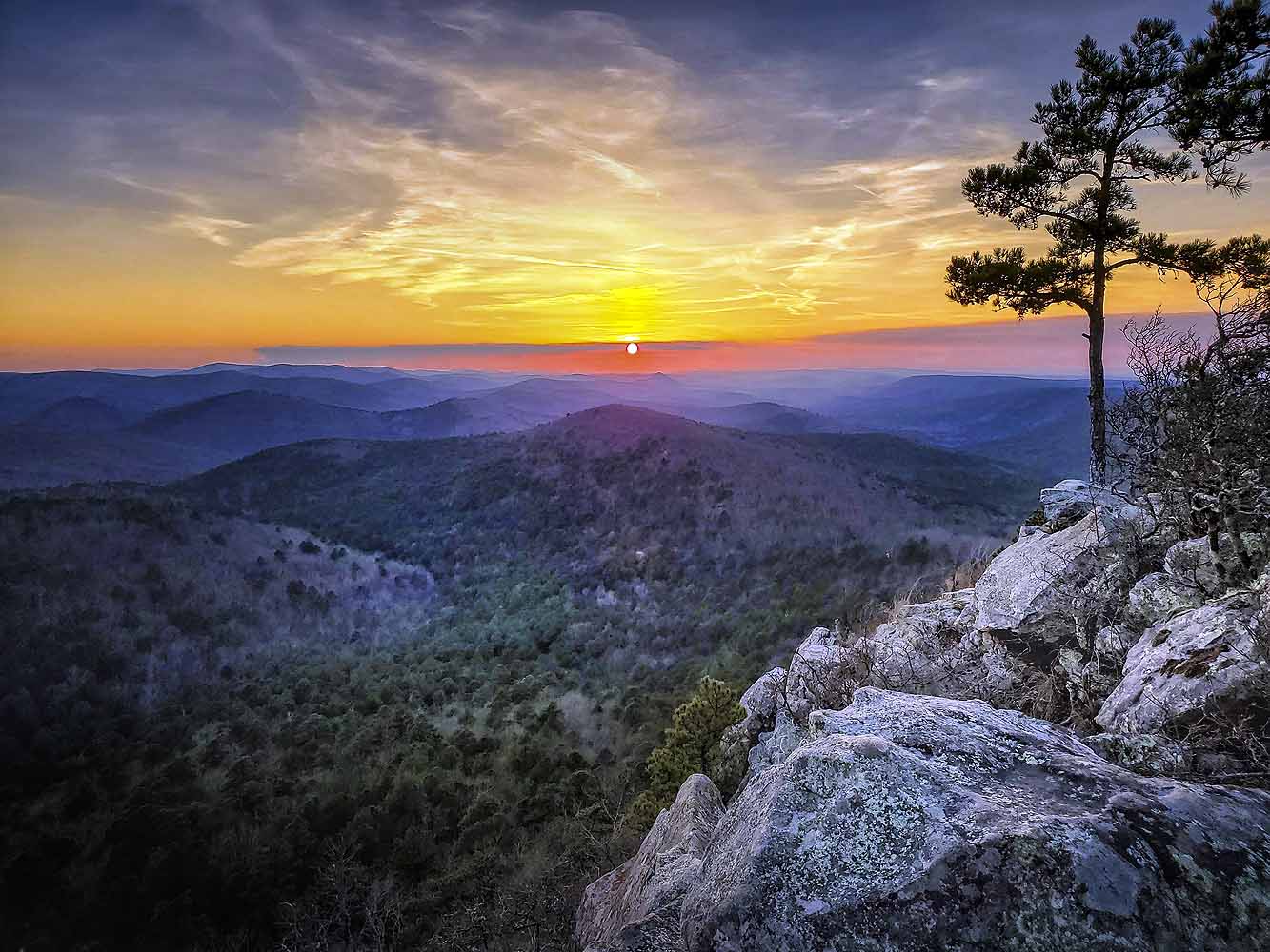 Flatside Pinnacle - Seven of our Favorite Fall Hikes in Arkansas