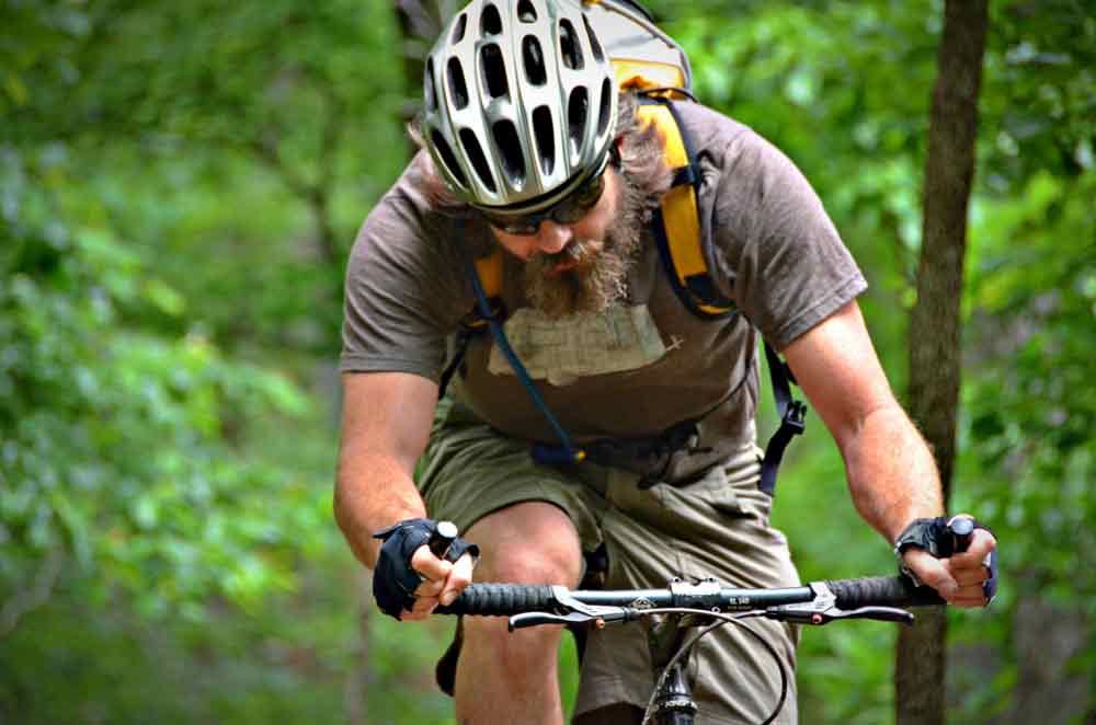 Old School Mountain Biker