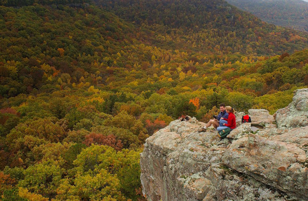 Sam's Throne - Seven of our Favorite Fall Hikes in Arkansas
