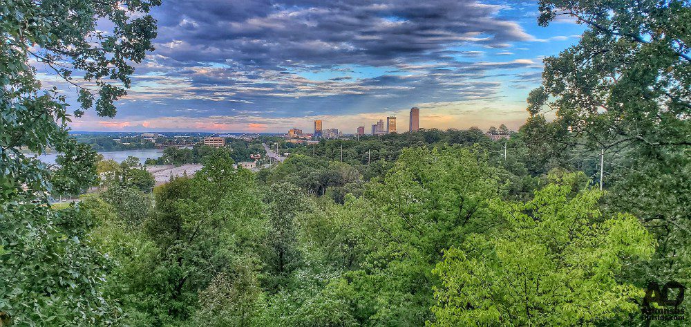 The View of Little Rock from Knoop Park