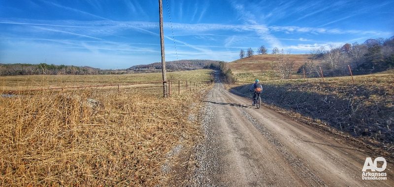 Early in the gravel on a beautiful December morning.