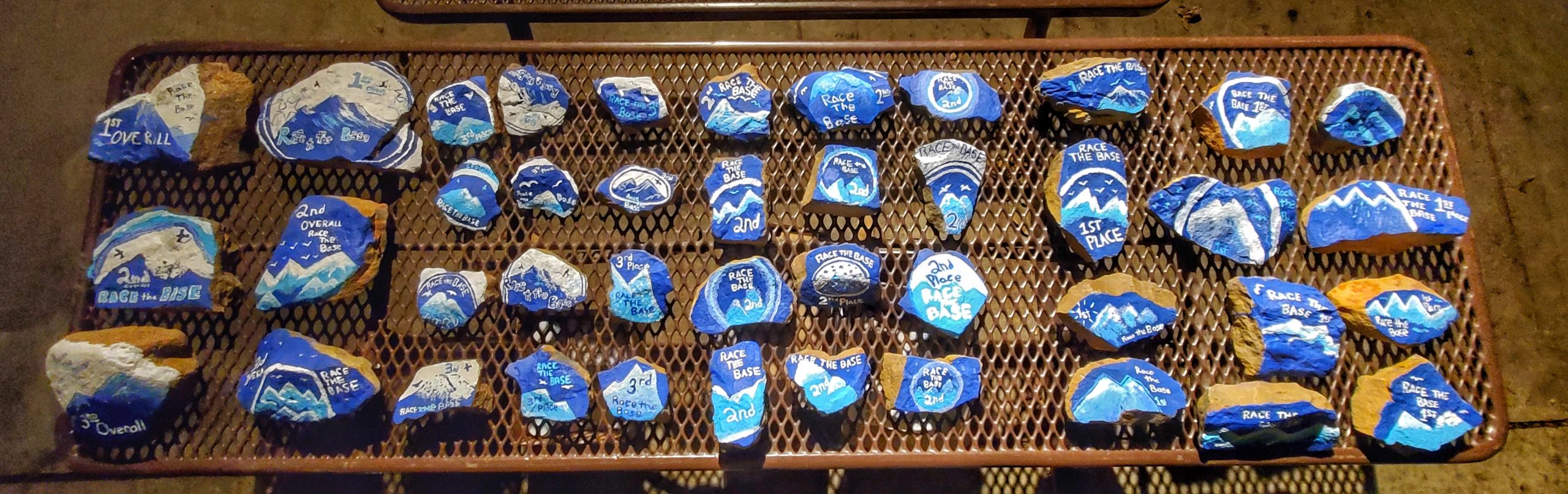 Each trophy created by the Parkview art students is unique.
